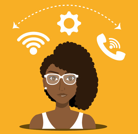 Social media and digital marketing graphic design, vector illustrationのイラスト素材
