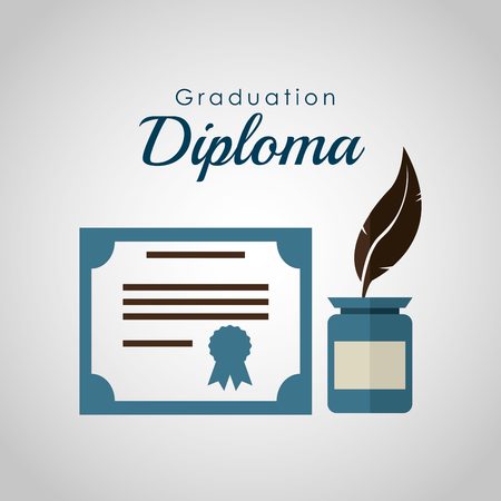 graduation concept designのイラスト素材