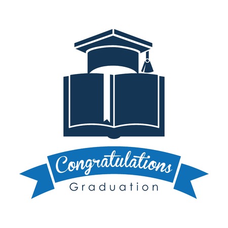 graduation concept designのイラスト素材