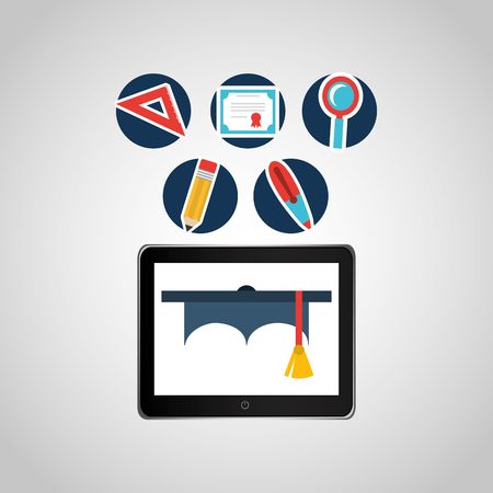 graduation concept designのイラスト素材