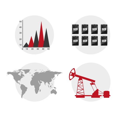 oil industry designのイラスト素材