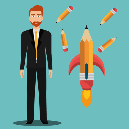 Business strat-up company graphic design, vector illustrationのイラスト素材