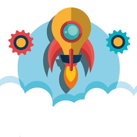 Business strat-up company graphic design, vector illustrationのイラスト素材