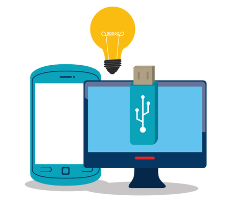 Universal Serial Bus graphic designのイラスト素材