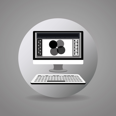 Creative ideas graphic designer, vector illustration eps10のイラスト素材