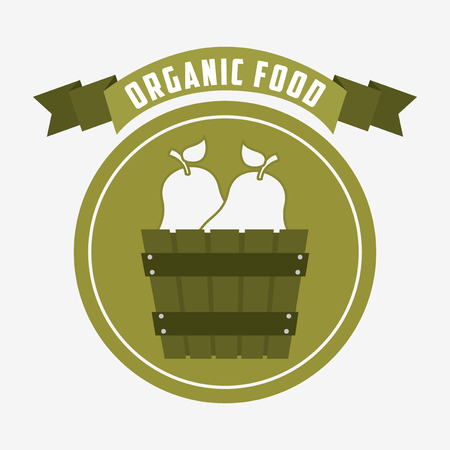 organic and fresh product design, vector illustration eps10 graphicのイラスト素材