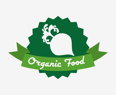 organic and fresh product design, vector illustration eps10 graphicのイラスト素材