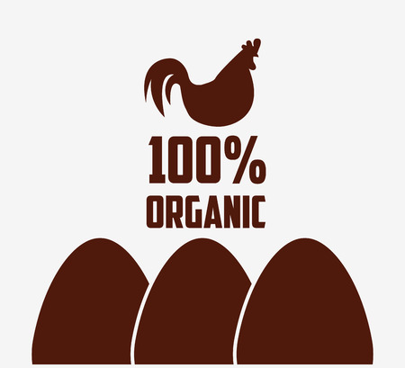 organic and fresh product design, vector illustration eps10 graphicのイラスト素材