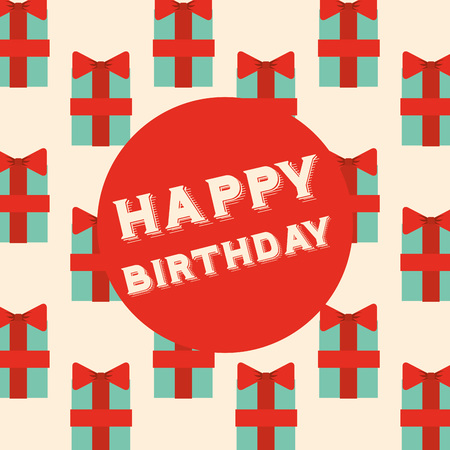 happy birthday design, vector illustration eps10 graphicのイラスト素材