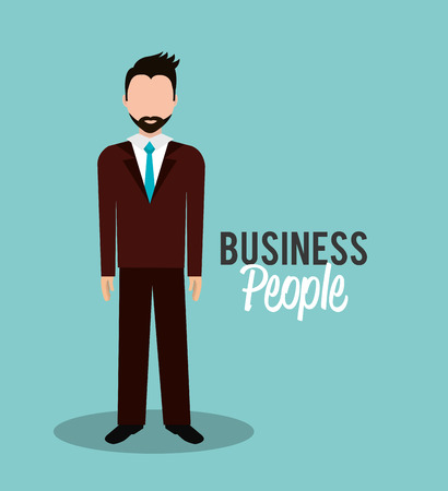 Business people or businessman graphic design, vector illustration eps10のイラスト素材