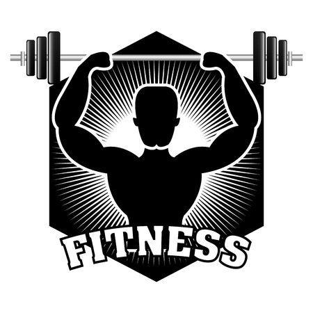 Fitness healthy lifestyle graphic design with icons, vector illustration eps10のイラスト素材