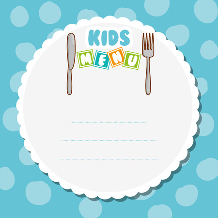 kids menu design, vector illustration eps10 graphicのイラスト素材