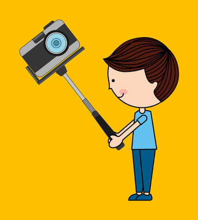 photographic camera design, vector illustration eps10 graphicのイラスト素材