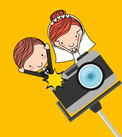 photographic camera design, vector illustration eps10 graphicのイラスト素材