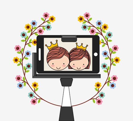 photographic camera design, vector illustration eps10 graphicのイラスト素材