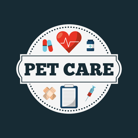 pet care design, vector illustration eps10 graphicのイラスト素材