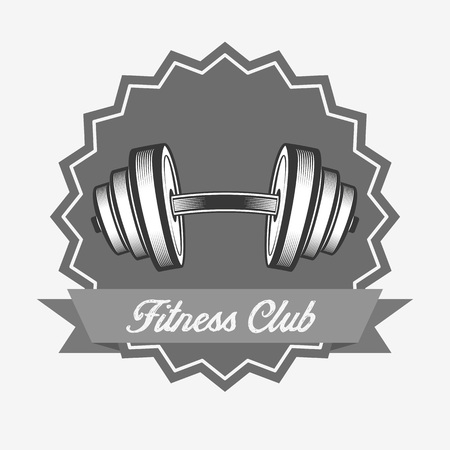 fitness club designのイラスト素材