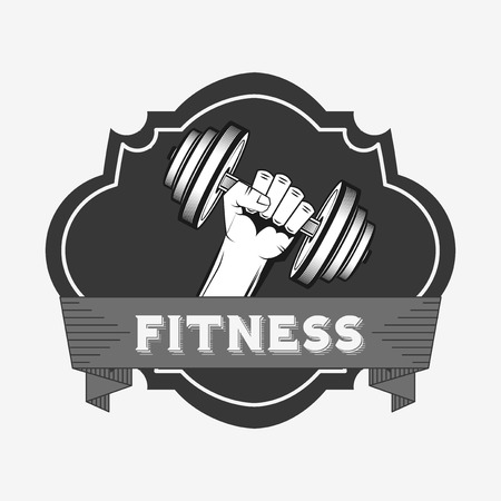 fitness club designのイラスト素材