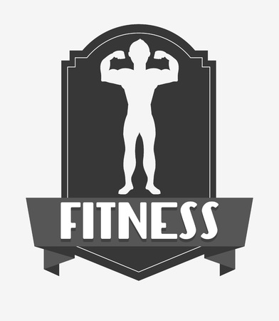 fitness club designのイラスト素材