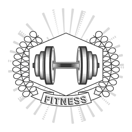 fitness club designのイラスト素材