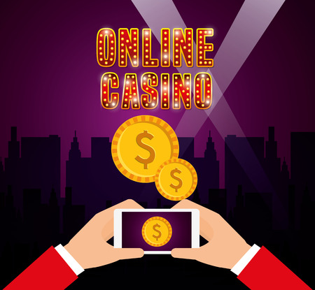 casino games design, vector illustration  graphicのイラスト素材