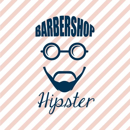 barber shop design, vector illustration  graphicのイラスト素材