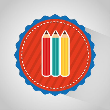 school elements design, vector illustration  graphicのイラスト素材