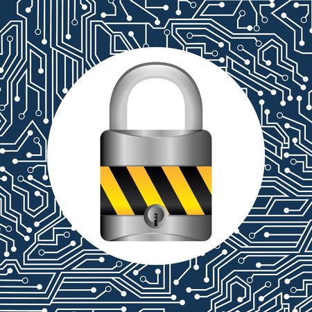 cyber security design, vector illustration  graphicのイラスト素材