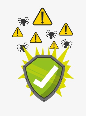 cyber security design, vector illustration  graphicのイラスト素材