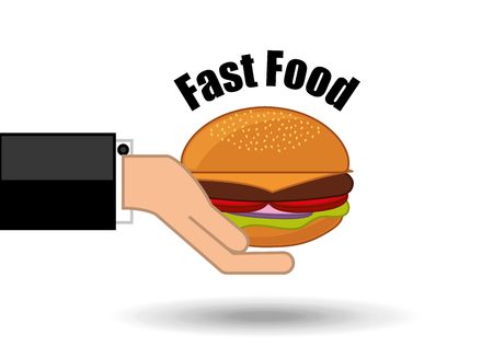 fast food design, vector illustration  graphicのイラスト素材