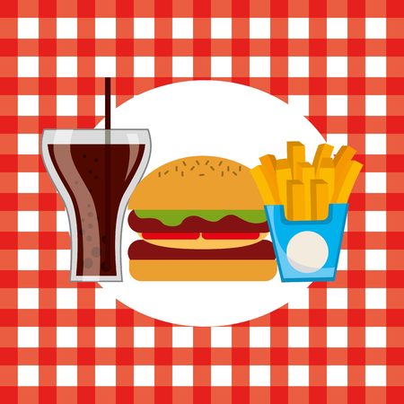 fast food design, vector illustration  graphicのイラスト素材