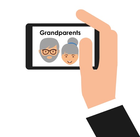 happy family design, vector illustration  graphicのイラスト素材