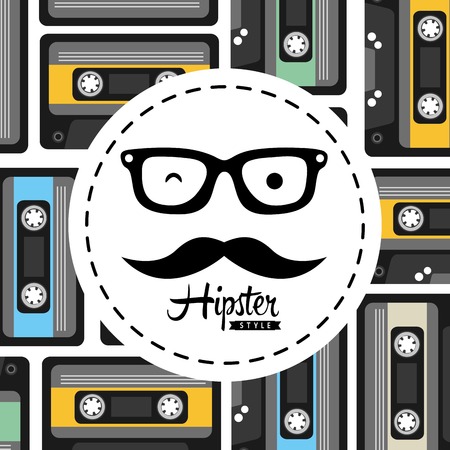 hipster style design, vector illustration  graphicのイラスト素材