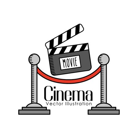 cinema film design, vector illustration  graphicのイラスト素材