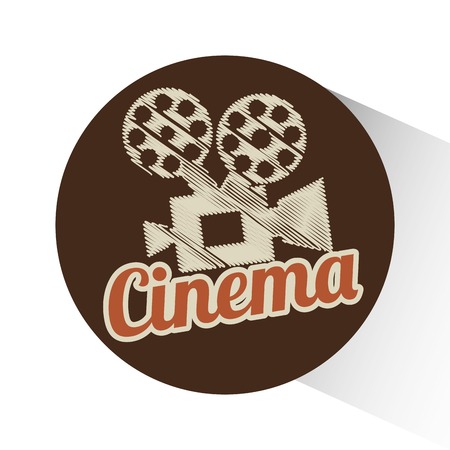 cinema film design, vector illustration  graphicのイラスト素材