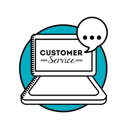 customer service design, vector illustration  graphicのイラスト素材