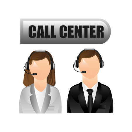 customer service design, vector illustration  graphicのイラスト素材