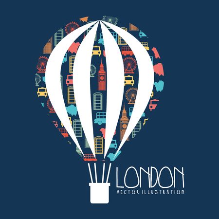 london city design, vector illustration eps10 graphicのイラスト素材