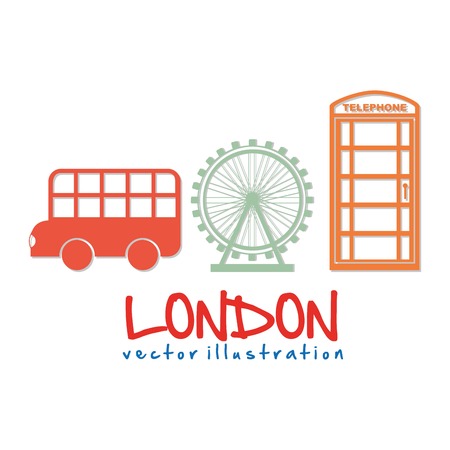 london city design, vector illustration eps10 graphicのイラスト素材