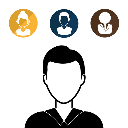 Customer service and technical support graphic design, vector illustration eps10のイラスト素材