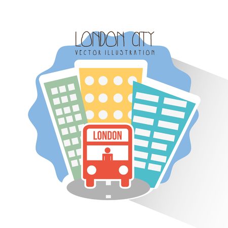 london city design, vector illustration eps10 graphicのイラスト素材