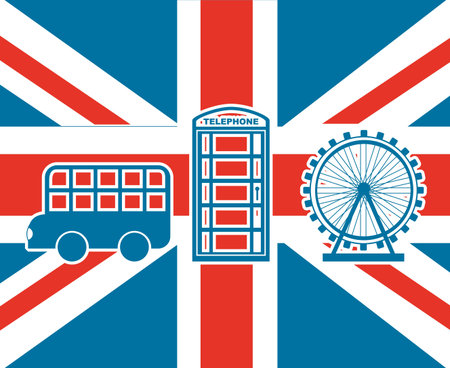 london city design, vector illustration eps10 graphicのイラスト素材