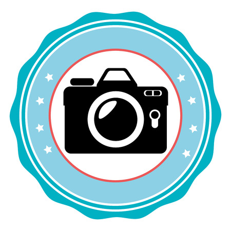 Photography camera Line icon graphic design, vector illustration eps10のイラスト素材