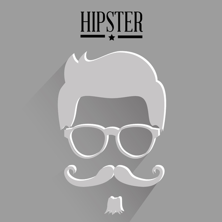 Hipster lifestyle and fashion accesories graphic design, vector illustrationのイラスト素材