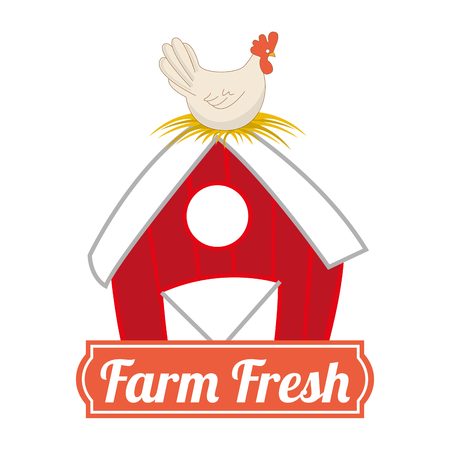 farm fresh design, vector illustration eps10 graphicのイラスト素材