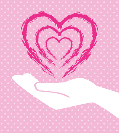 I love you colorful graphic design, vector illustration eps10のイラスト素材