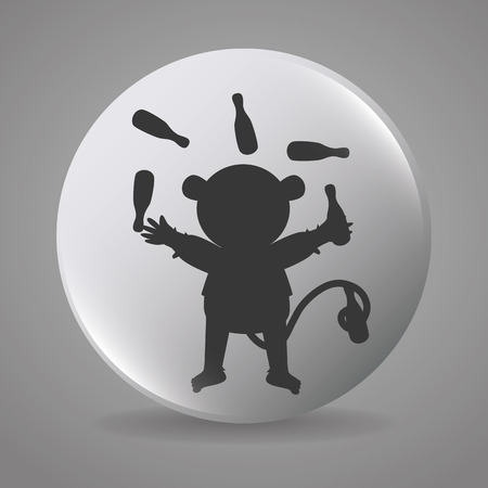 Circus carnival entertainment graphic design, vector illustration eps10のイラスト素材