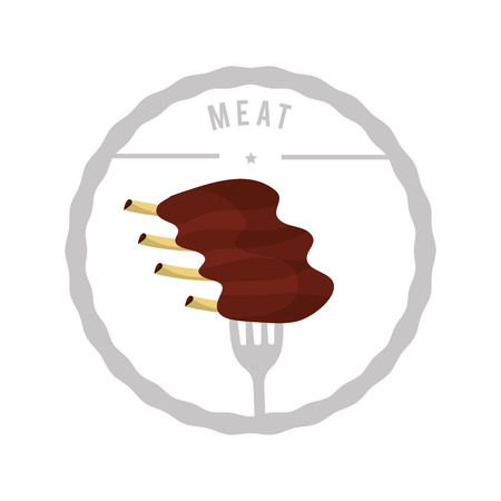 Gastronomy and restaurant menu graphic design, vector illustration eps10のイラスト素材