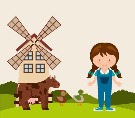 farm fresh design, vector illustration eps10 graphicのイラスト素材
