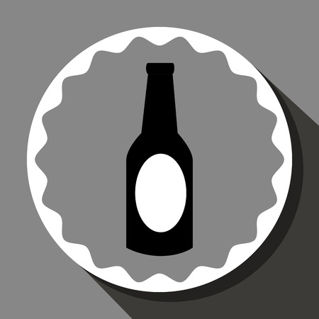 Cold and delicious beer graphic design, vector illustrationのイラスト素材